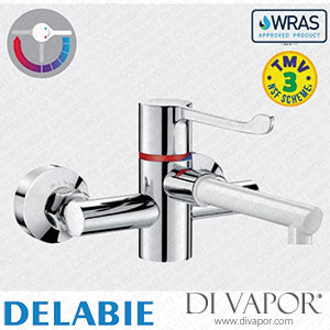 Delabie H910S Securitherm Wall Mounted Sink Mixer Spare Parts