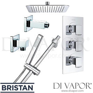 Bristan DESCENT SHWR PK Descent Shower Pack with Fixed Head and Kit Spare Parts