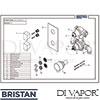 Bristan DESCENT SHWR PK2 Spare Tech Diagr m