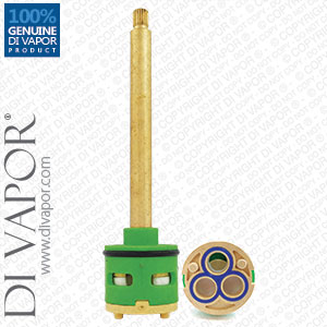 138mm 3-Way Diverter Valve Cartridge 33mm Barrel Diameter with 101mm Spindle