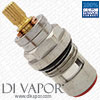 Ceramic Tap Cartridge - 1/2" BSP, 1/4 Turn Anti-Clockwise Close - 53mm Height, 18  Splines - Hot Side