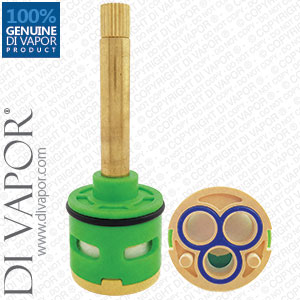 91mm 3-Way Diverter Cartridge 33mm Barrel Diameter with 55mm Spindle - 24 Splines