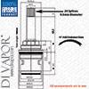 24 Spline Shower Flow Cartridge