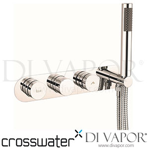 Crosswater DIAL-CENT-11 Dial 2 Outlet Concealed Thermostatic Bath Shower Valve & Handset Spare Parts