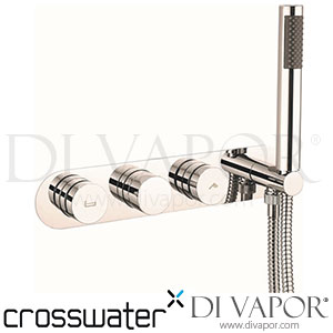 Crosswater DIAL-CENT-12 Dial 2 Outlet Concealed Thermostatic Bath Shower Valve & Handset Spare Parts