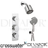 Crosswater DIAL PIER 19