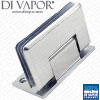 Stainless Steel Hinge Door Bracket - Glass Clip