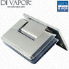 Stainless Steel Hinge Door Bracket - Glass Clip