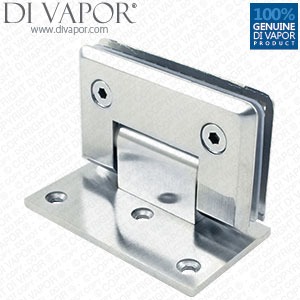 Stainless Steel Hinge Door Bracket - Glass Clip