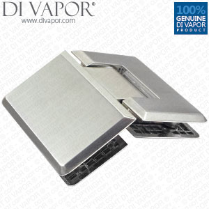 135 Degree Shower Hinge Door Bracket | Light Satin Nickel Finish | Single Sided