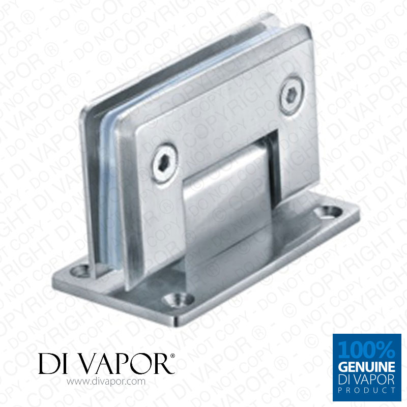90 Degree Shower Hinge Wall To Glass Door Bracket Light Satin 90 Degree Shower Hinge Wall To Glass Door Bracket Light Satin Nickel Finish Double Sided