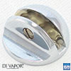 7mm Circular Domed Floating Shelf Clamp Bracket | Adjustable Clip | Stainless Steel