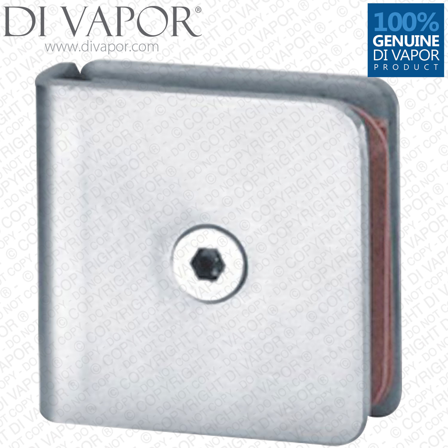 Di Vapor Glass Clamp Bracket for Shower Panel or Balustrade Stainless