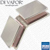 135 Degree Glass Clamp Brackets for Balustrade or Shower | Stainless Steel | 8mm to 10mm Glass