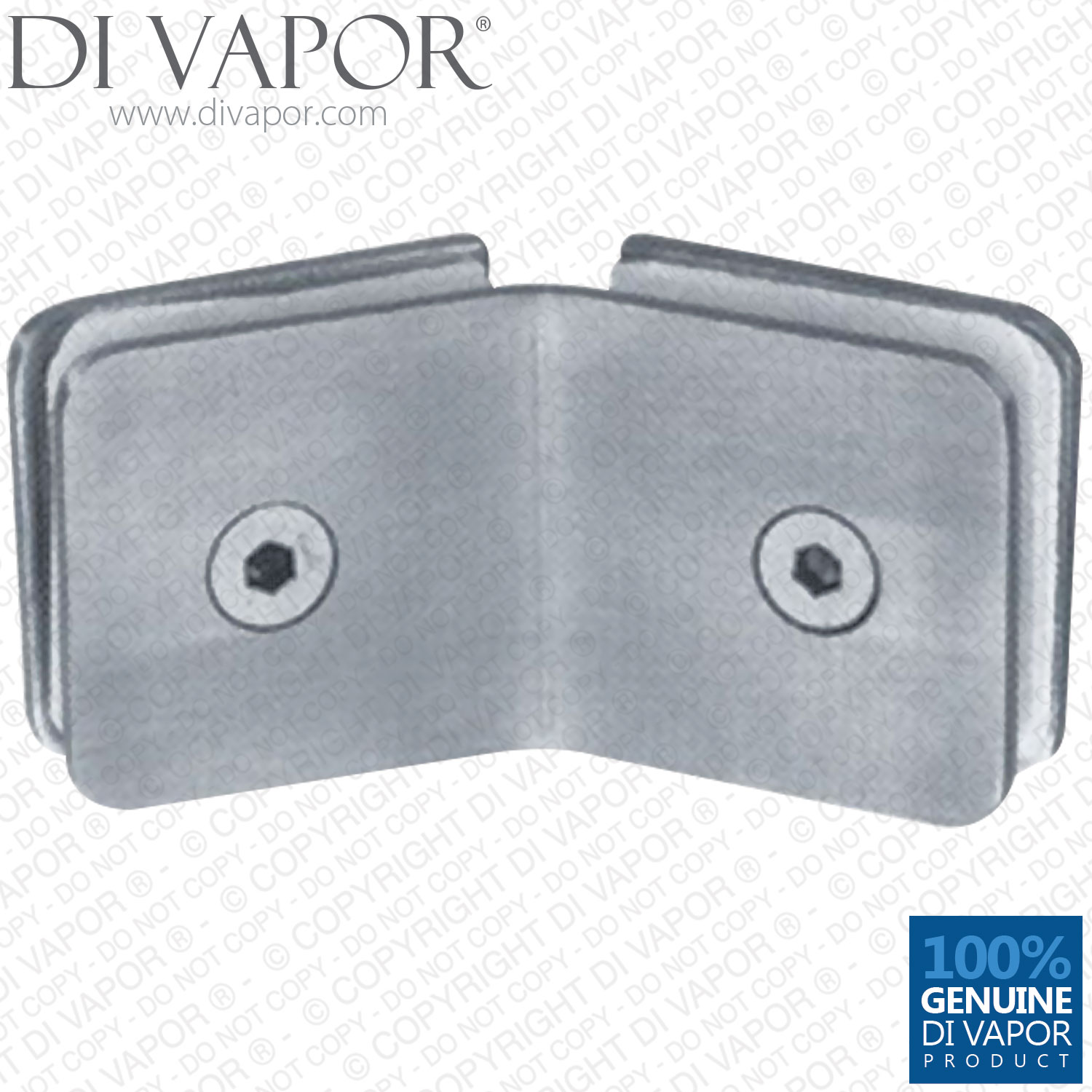 135 Degree Glass Clamp Brackets for Balustrade or Shower Stainless