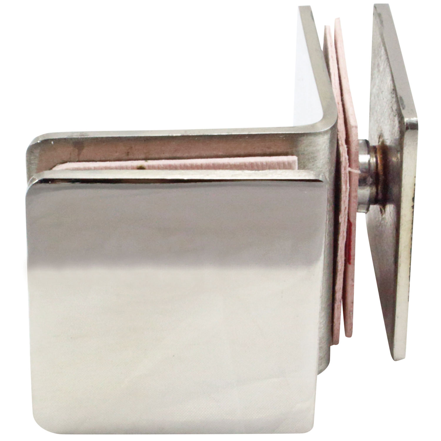 Di Vapor 90 Degree Stainless Steel Glass to Glass Corner Clamp Bracket for Shower Panel or Balustrade | 8mm to 10mm Glass