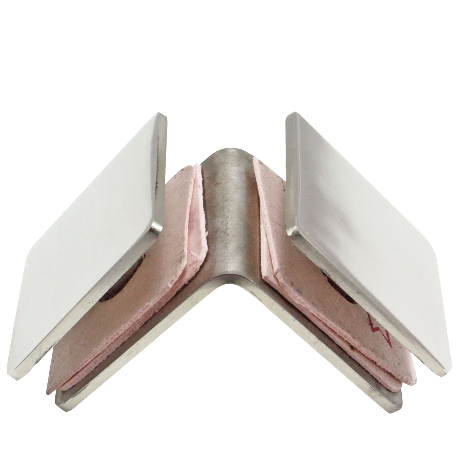 Di Vapor 90 Degree Stainless Steel Glass to Glass Corner Clamp Bracket for Shower Panel or Balustrade | 8mm to 10mm Glass