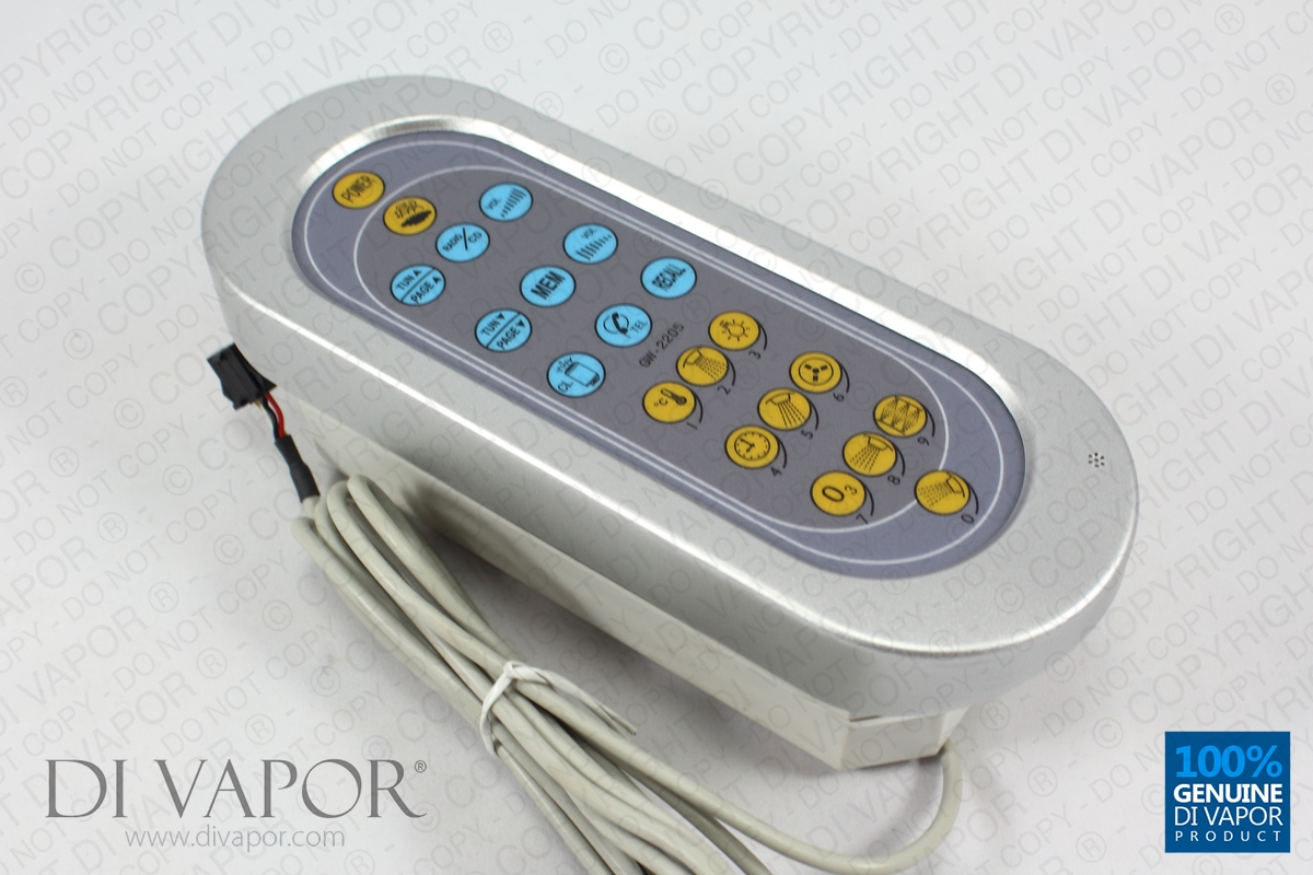 External Control Panel for Steam Shower GW2201