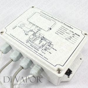 BF171 White Control Box for Steam Room