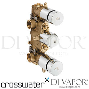 Crosswater DL2000RC Dial Shower Valve with Backplate & No Levers Spare Parts