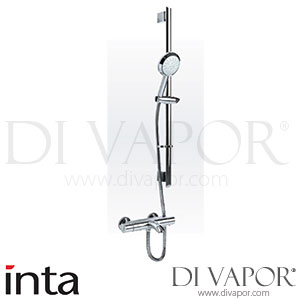 Inta DL30014CP Deluge Thermostatic Bath Shower Mixer with Flexible Slide Rail Kit Spare Parts