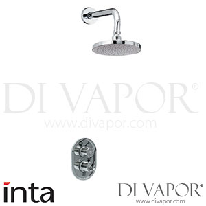 Inta DL40013CP Deluge Thermostatic Concealed Shower with Overhead Arm & Soaker Spare Parts