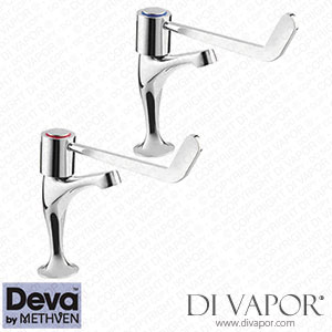 Deva DLV103 Lever Action Sink Taps with 6