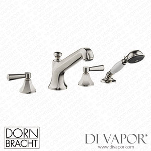 Dornbracht Madison Bath Shower Set for Bath Rim Or Tile Edge Installation - Brushed Platinum Spare Parts