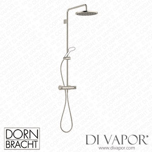 Dornbracht Series-Various Showerpipe with Shower Thermostat - Brushed Platinum Spare Parts