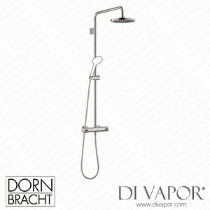 Dornbracht Series-Various Showerpipe with Shower Thermostat - Brushed Platinum Spare Parts