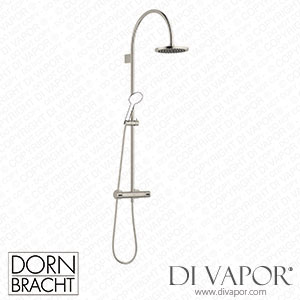 Dornbracht Tara Showerpipe with Shower Thermostat - Brushed Platinum Spare Parts