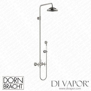 Dornbracht Madison Showerpipe with Shower Mixer - Brushed Platinum Spare Parts