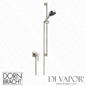Dornbracht Series-Various Concealed Single-Lever Mixer with Integrated Shower Connection with Shower Set - Brushed Platinum Spare Parts