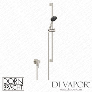 Dornbracht Series Specific Concealed Single-Lever Mixer with Integrated Shower Connection with Shower Set - Brushed Platinum Spare Parts