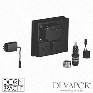 Dornbracht Symetrics Eset Touchfree Basin Mixer without Pop-Up Waste with Temperature Setting - Brushed Platinum Spare Parts