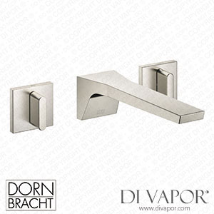 Dornbracht Cl.1 Wall-Mounted Basin Mixer without Pop-Up Waste - Brushed Platinum Spare Parts