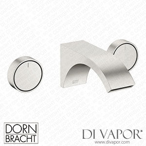 Dornbracht Cyo Wall-Mounted Basin Mixer without Pop-Up Waste - Brushed Platinum Spare Parts