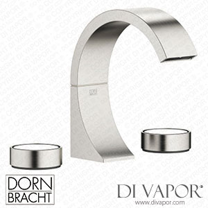 Dornbracht Cyo Three-Hole Basin Mixer with Pop-Up Waste - Brushed Platinum Spare Parts