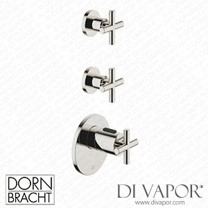 Dornbracht Tara xTool Thermostat Module with 2 Valves - Platinum Spare Parts