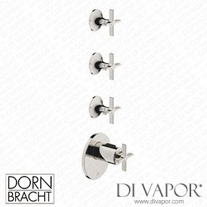Dornbracht Vaia xTool Thermostat Module with 3 Valves - Platinum Spare Parts