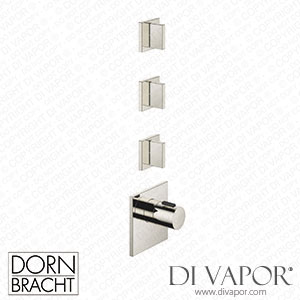 Dornbracht Symetrics xTool Thermostat Module with 3 Valves 36503780 08_1_36607980 08_3 - Platinum Spare Parts