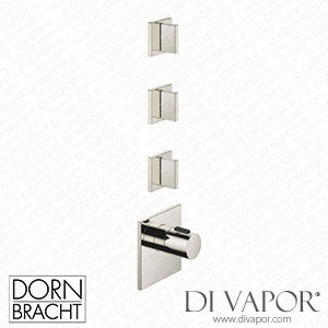 Dornbracht Mem xTool Thermostat Module with 3 Valves 36503780 08_1_36607782 08_3 - Platinum Spare Parts