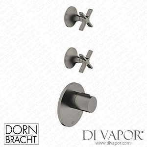 Dornbracht Vaia xTool Thermostat Module with 2 Valves - Brushed Dark Platinum Spare Parts