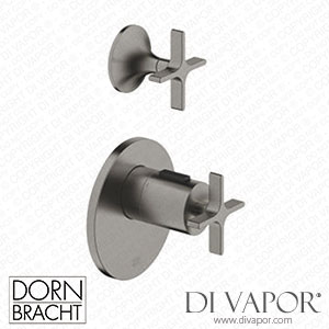 Dornbracht Vaia xTool Thermostat Module with 1 Valve - Brushed Dark Platinum Spare Parts