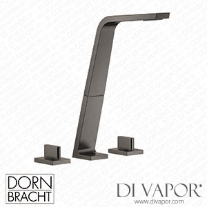 Dornbracht Cl.1 Three-Hole Basin Mixer without Pop-Up Waste - Brushed Dark Platinum Spare Parts