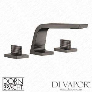 Dornbracht Cl.1 Three-Hole Basin Mixer without Pop-Up Waste - Brushed Dark Platinum Spare Parts