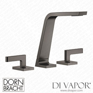 Dornbracht Cl.1 Three-Hole Basin Mixer without Pop-Up Waste - Brushed Dark Platinum Spare Parts