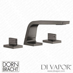 Dornbracht Cl.1 Three-Hole Basin Mixer without Pop-Up Waste - Brushed Dark Platinum Spare Parts