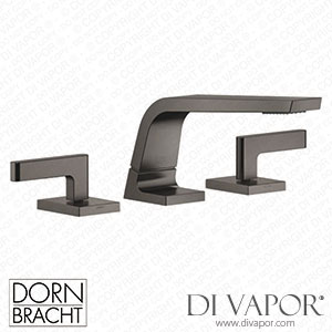 Dornbracht Cl.1 Three-Hole Basin Mixer without Pop-Up Waste - Brushed Dark Platinum Spare Parts