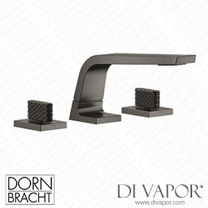 Dornbracht Cl.1 Three-Hole Basin Mixer without Pop-Up Waste - Brushed Dark Platinum Spare Parts
